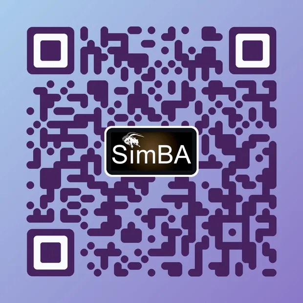 SimBA QR - Violet