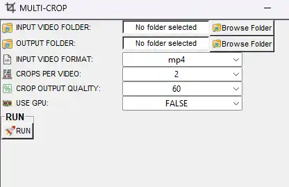 Multi-crop videos