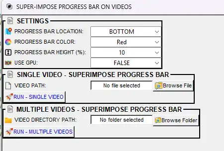 Superimpose progress-bar dialog