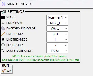 Create path plot (ROI tab)