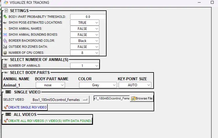 Visualize ROI tracking